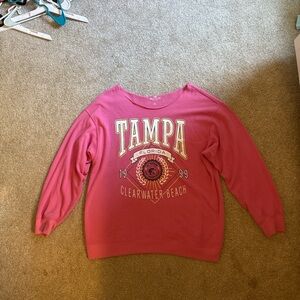 Hollister Pink Graphic Sweatshirt